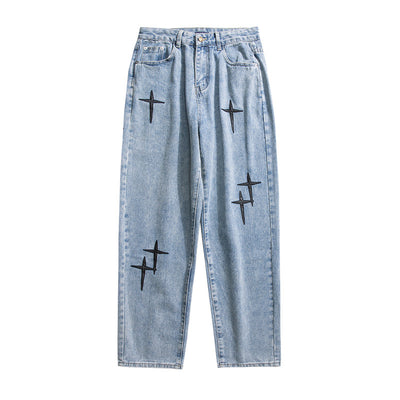 Jeans Holgados de Pierna Ancha para Hombre - Image 13