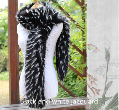 Bufanda de Piel Sintética de Zorro para Invierno - Elegancia y Calidez - Image 27