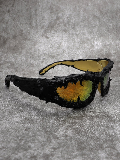 Gafas de Sol Cat Eye Punk con Estilo Unisex - Protección UV y Personalidad - Image 26