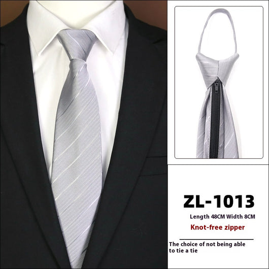 Corbata con Cierre Ejecutiva sin Nudo para Hombre - Image 18