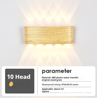Lámpara de Pared de Madera Maciza con Diseño Personalizado para Mesita de Noche - Image 4