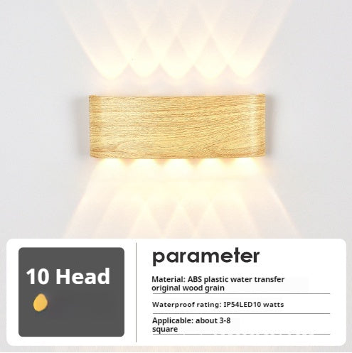 Lámpara de Pared de Madera Maciza con Diseño Personalizado para Mesita de Noche - Image 4