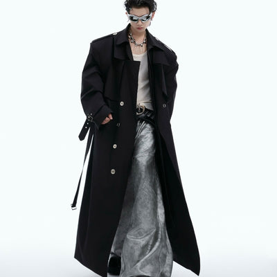 Abrigo Trench Acolchado con Hombros Superpuestos - Diseño Industrial Moderno - Image 14