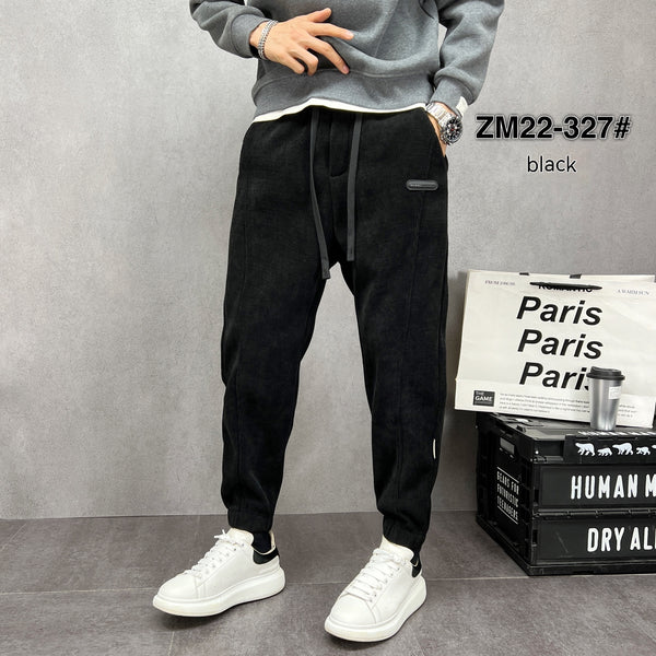 Pantalones Casuales de Pana para Hombre Otoño
