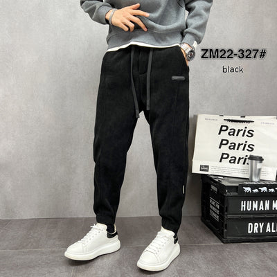 Pantalones Casuales de Pana para Hombre Otoño