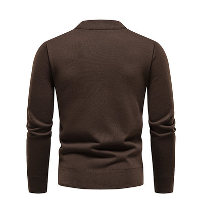 Suéter para Hombre con Forro Polar Grueso Cuello Redondo - Image 29