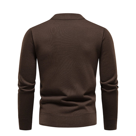 Suéter para Hombre con Forro Polar Grueso Cuello Redondo - Image 29