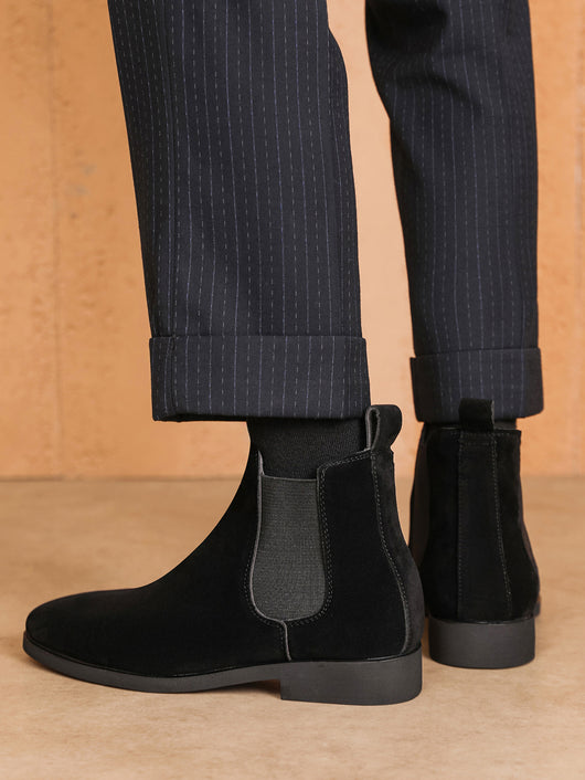 Zapatos Casuales Británicos con Elástico y Cordones para Hombre - Image 16
