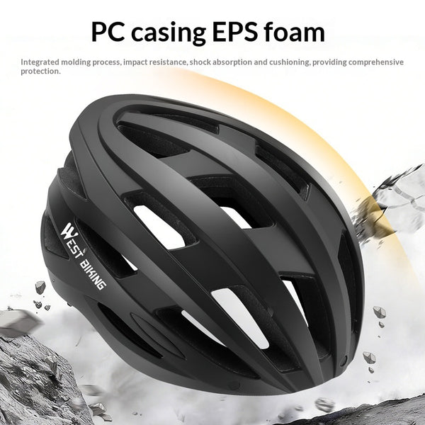 Casco de Bicicleta con Gafas Integradas de Protección Total