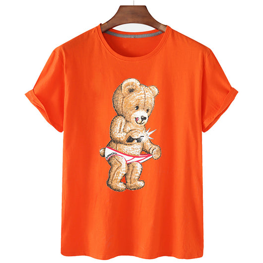 Playera Oversized Estampado Oso Divertido - Unisex Moda Casual - Image 9