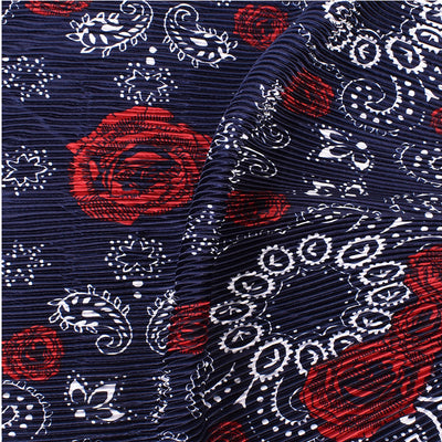 Pañuelo Grande Estampado Rosas Retro - Image 15