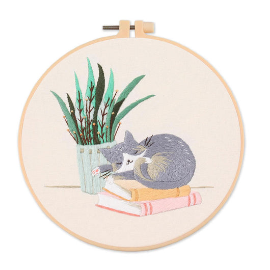 Kit Completo de Bordado Gato - Material DIY para Principiantes - Image 6
