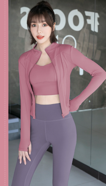 Blusa Deportiva Mujer con Cierre, Secado Rápido y Cuello Alto - Image 21