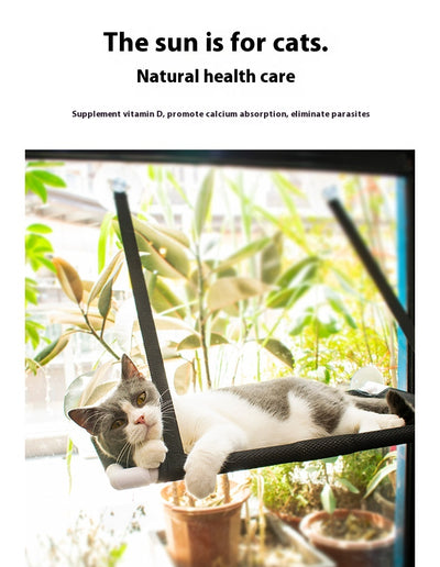 Hamaca Colgante para Gatos con Ventosas - Nido de Cuatro Estaciones - Image 9