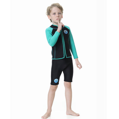 Traje de Buceo Infantil de Dos Piezas con Manga Larga - Image 21