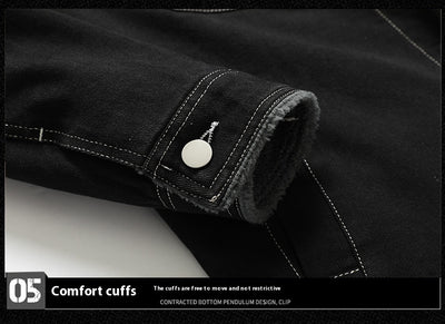 Chaqueta Denim Forrada en Polar para Hombre - Estilo Premium - Image 17