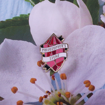 Broche Piedra Filosofal de Moda - Joya Pastel con Gema Brillante