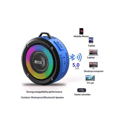 Parlante Bluetooth Portátil Resistente al Agua con Luces RGB - Image 5