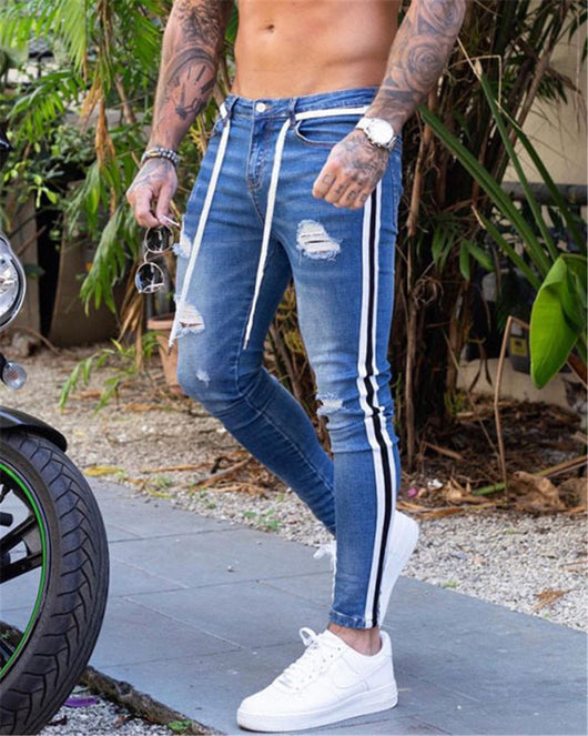 Pantalones Vaqueros Rotos para Hombre - Image 13