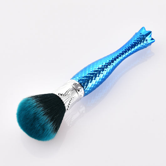 Brocha de Maquillaje Profesional Azul - Image 2
