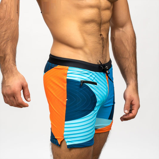 Shorts de Baño Talla Grande con Cierre y Secado Rápido - Image 2