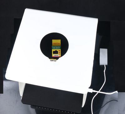 Caja de Luz LED 30cm para Fotografía de Productos - Estudio Profesional