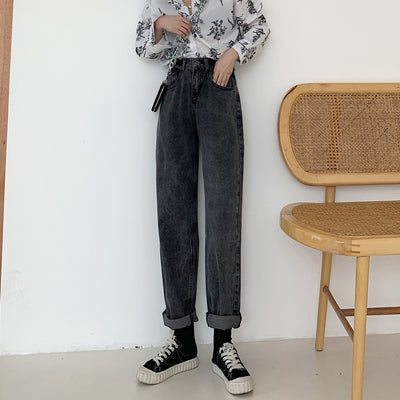 Jeans Gris Ahumado Cintura Alta - Image 2