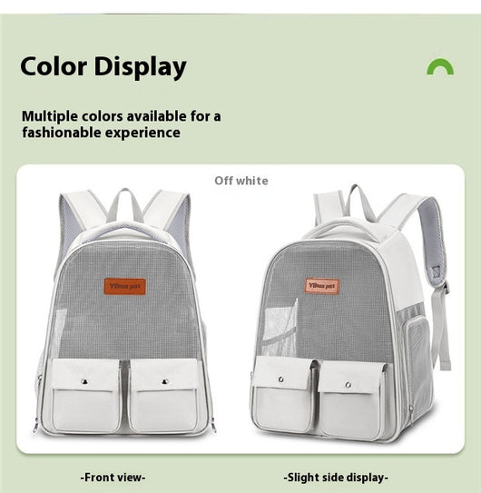 Mochila Transportadora Respirable para Mascotas - Gran Capacidad y Plegable - Image 29