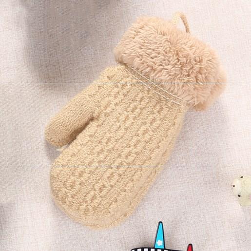 Guantes Térmicos de Punto con Cuello y Forro de Terciopelo - Image 2