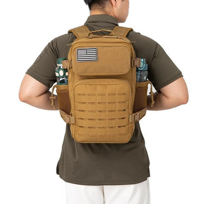 Mochila Táctica de Caza con Doble Compartimento para Bebidas - Image 4