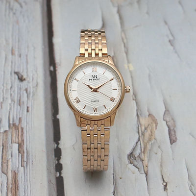 Reloj de Hombre Acero Inoxidable Dorado Resistente al Agua - Estilo Moderno Cuarzo - Image 39