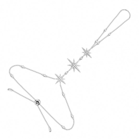Anillo Estrella M con Cadena Delicada - Image 2