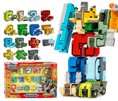 Juguete Dinosaurio Transformable del Equipo King Kong con Alfabeto en Inglés - Image 16