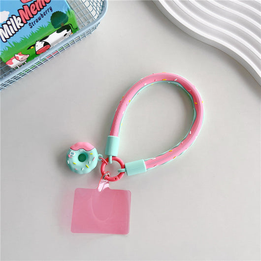 Funda Protectora para Celular con Donut de Silicona y Colgante - Image 6