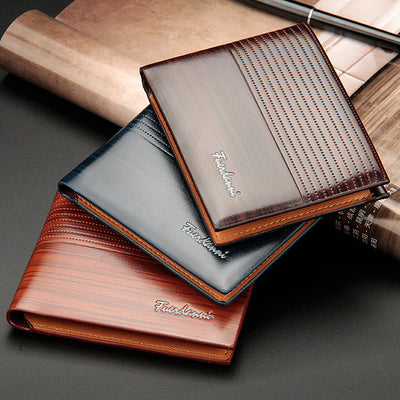 Billetera Corta para Hombre con Diseño Embosado - Image 2