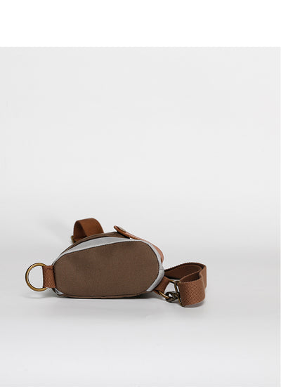 Bolsa de Pecho Crossbody Canvas con Diseño Bicolor - Image 6