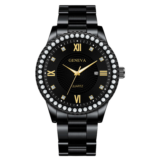 Reloj de Hombre Acero Inoxidable con Calendario - Cuarzo Elegante