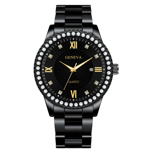 Reloj de Hombre Acero Inoxidable con Calendario - Cuarzo Elegante