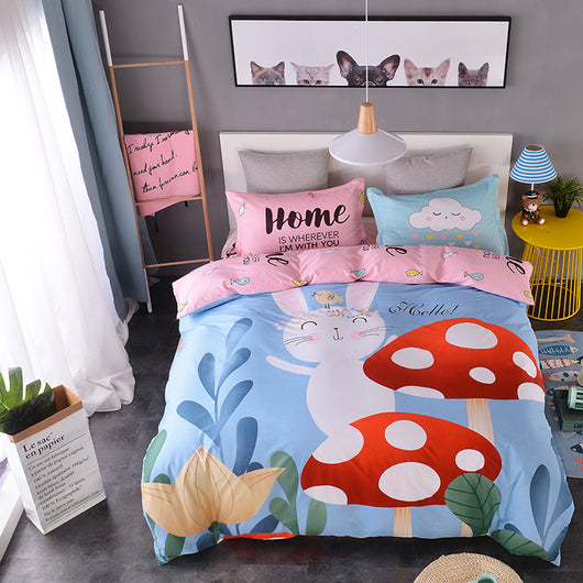 Ropa de Cama Infantil de Algodón con Diseños Animados - Image 23
