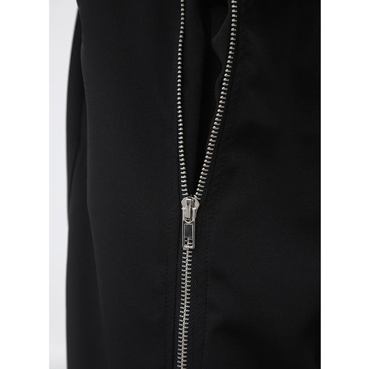 Pantalones Anchos de Pierna Ancha en Negro con Cierre - Image 10