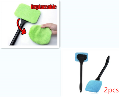Limpiador de Ventanas Auto Giratorio con Microfibra - Image 11