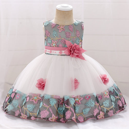 Vestido Princesa con Encaje a Juego de Colores - Image 13