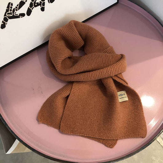 Bufanda Tejida Suave en Colores Lisos - Abrigo Versátil para Mujer - Image 8