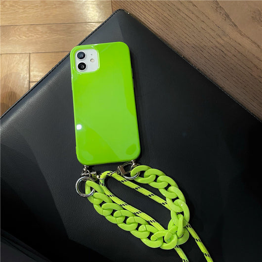 Funda Silicona Gel Verde Fluorescente para Teléfono - Image 7