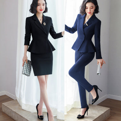 Traje Profesional Mujer Slim Fit - Elegancia y Temperamento Formal - Image 11