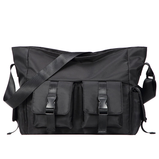 Bolsa Crossbody de Lona Utilitaria Estilo Japonés para Hombre - Image 5