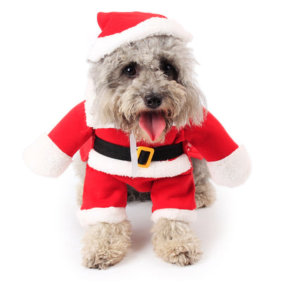 Disfraz Navideño para Mascotas - Traje Festivo Erguido - Image 8