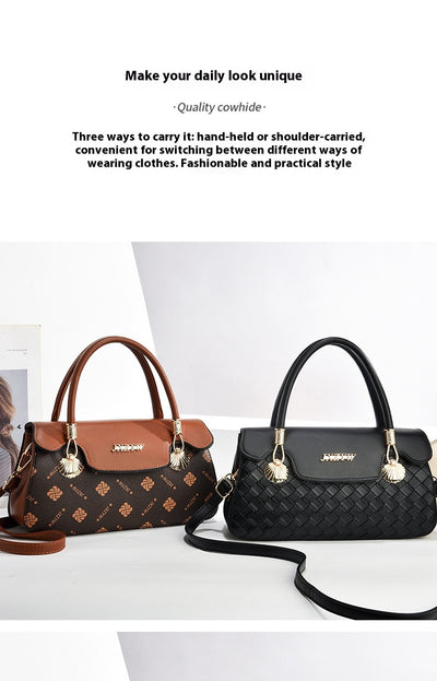 Bolso de Mano Vintage con Estampado de Letras - Bolsa Casual Crossbody para Mujer - Image 12