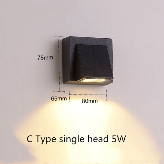 Lámpara LED de Pared Impermeable para Balcón y Pasillo Exterior - Image 32