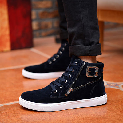 Botas Casuales Hombre Estilo Británico con Hebilla - Diseño Metrosexual Coreano - Image 3